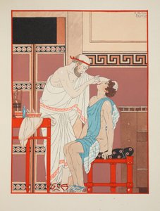 Las drogas usadas en las fosas nasales cuando hay fiebre, ilustración de 